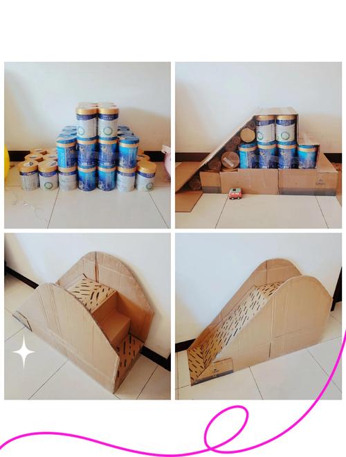 抖音自制滑滑梯玩具