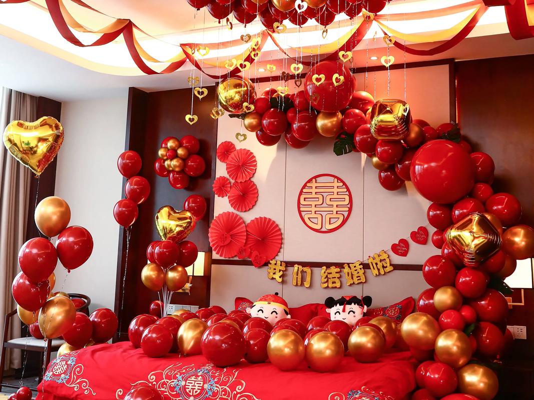 抖音上布置新房气球