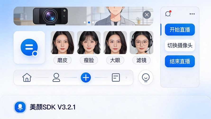直播摄像头美颜软件