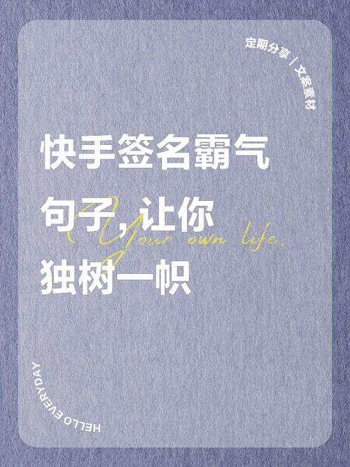 可以做个快手的说说