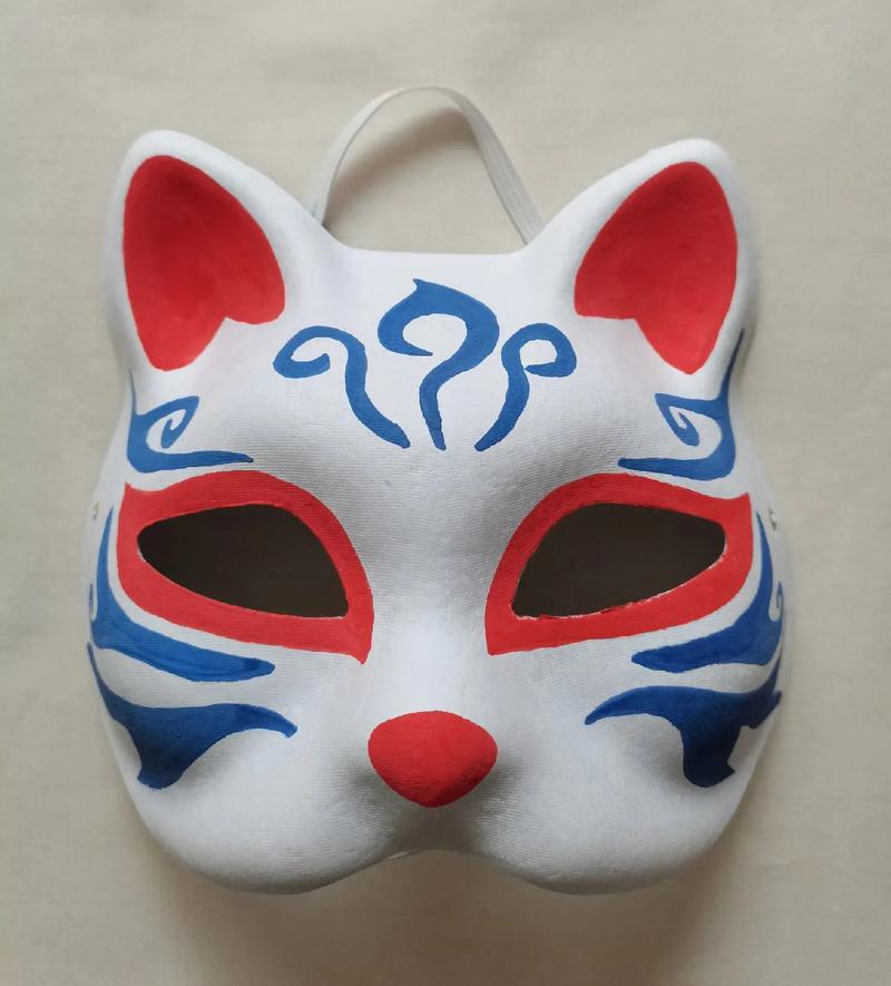 抖音狐狸面具的画法